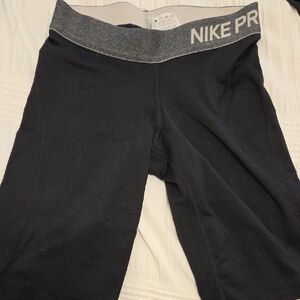 Nike Black Performance Leggings with Elastic Waistband
